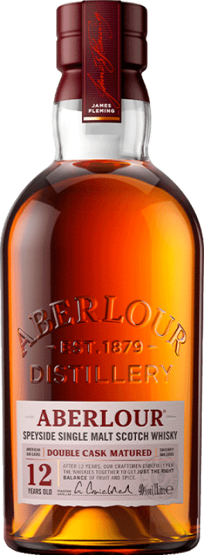 44,95 € | 威士忌单一麦芽威士忌 Aberlour Double Cask Matured 斯佩塞 英国 12 岁 1 L