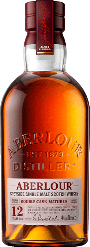 Envoi gratuit | Whisky Single Malt Aberlour Double Cask — Double Fût Speyside Royaume-Uni 12 Ans 1 L