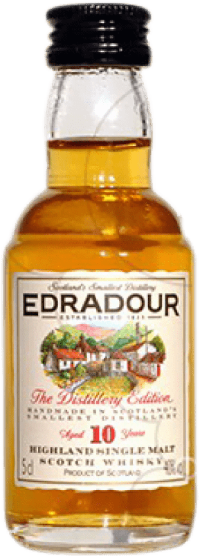 7,95 € | Whisky Single Malt Edradour Royaume-Uni 10 Ans Mini-Bouteille 5 cl