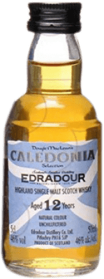 Single Malt Whisky Edradour Caledonia 12 Ans Bouteille Miniature 5 cl