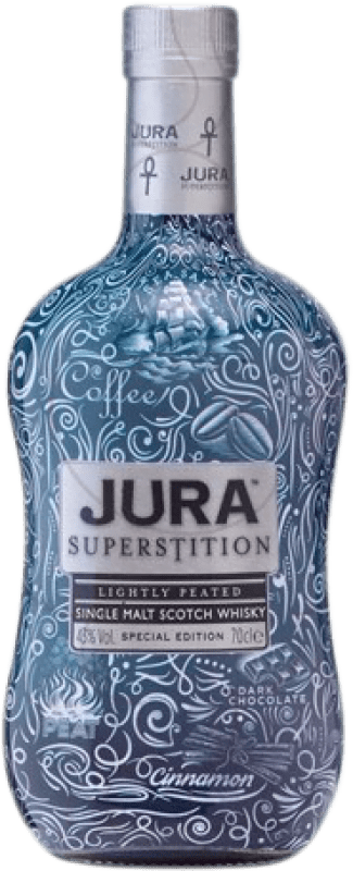 Envio grátis | Whisky Single Malt Isle of Jura Superstition Tattoo Reino Unido 70 cl