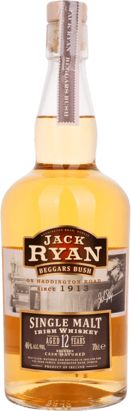 56,95 € | Single Malt Whisky Jack Ryan Irlande 12 Ans 70 cl