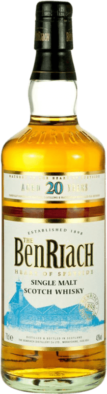 Free Shipping | Whisky Single Malt The Benriach United Kingdom 20 Years 70 cl