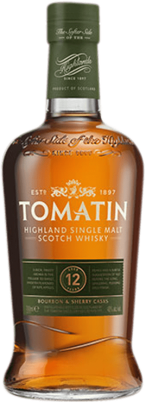 39,95 € Free Shipping | Whisky Single Malt Tomatin United Kingdom 12 Years Bottle 70 cl