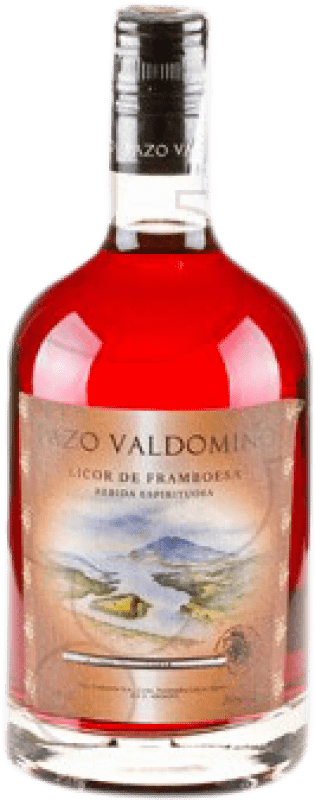 10,95 € Envío gratis | Orujo Aguardiente Pazo Valdomiño Licor de Frambuesa