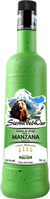 Envío gratis | Crema de Licor Sierra del Oso Manzana España 70 cl