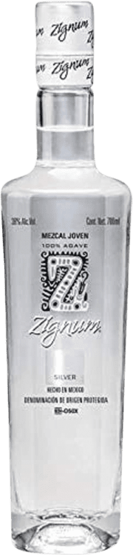 Kostenloser Versand | Mezcal Zignum Silver Jung Mexiko 70 cl