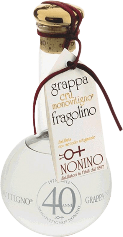 157,95 € Kostenloser Versand | Grappa Nonino Fragolino Medium Flasche 50 cl