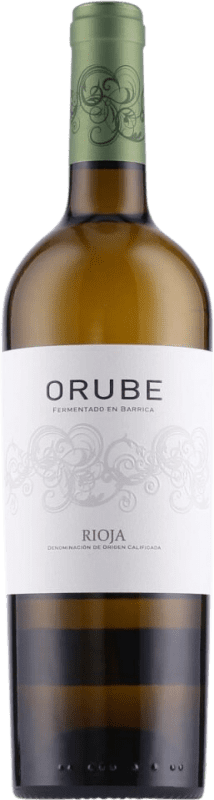 11,95 € | Белое вино Solar Viejo Orube Blanco Fermentado en Barrica старения D.O.Ca. Rioja Ла-Риоха Испания Viura, Chardonnay, Tempranillo White 75 cl