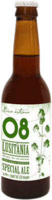 Bière Birra Artesana 08 Lusitània Especial Ale Bouteille Tiers 33 cl