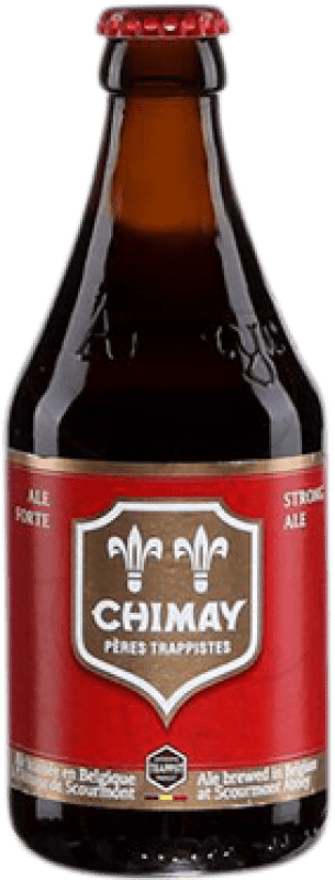 Envoi gratuit | Bière Chimay Roja Belgique Bouteille Tiers 33 cl