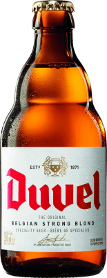 ビール Duvel 3分の1リットルのボトル 33 cl