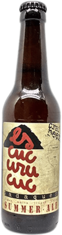 5,95 € Envio grátis | Cerveja Es Cucurucuc. Summer Ale Garrafa Terço 33 cl