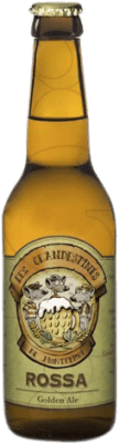 ビール Les Clandestines Rossa 3分の1リットルのボトル 33 cl