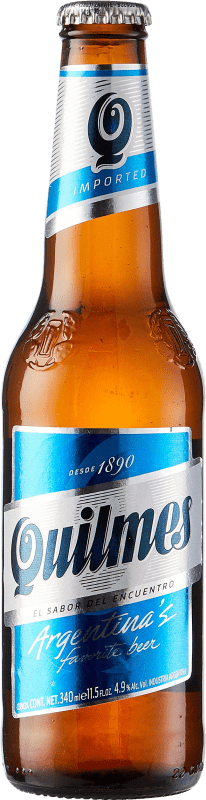 Envio grátis | Cerveja Quilmes Argentina Garrafa Terço 33 cl