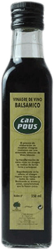 Envio grátis | Vinagre Can Pous Balsámico Espanha Garrafa Pequena 25 cl