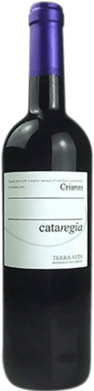 Free Shipping | Red wine Reserva de La Tierra Cataregia Aged D.O. Terra Alta Catalonia Spain Tempranillo, Grenache 75 cl