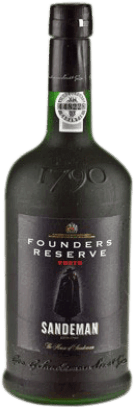 Free Shipping | Fortified wine Sandeman Porto Reserve I.G. Porto Porto Portugal Tempranillo, Touriga Franca, Touriga Nacional, Tinta Amarela, Tinta Cão, Tinta Barroca 75 cl