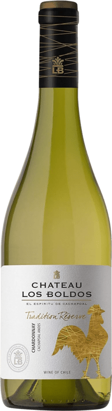 Free Shipping | White wine Sogrape Château los Boldos Young Chile Chardonnay 75 cl