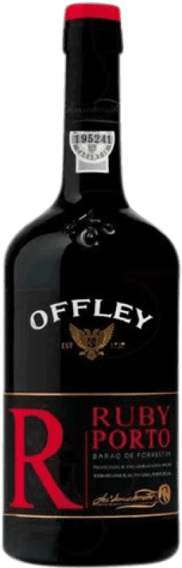 Free Shipping | Fortified wine Sogrape Offley Ruby I.G. Porto Porto Portugal Tempranillo, Touriga Franca, Touriga Nacional, Tinta Amarela, Tinta Cão, Tinta Barroca 1 L