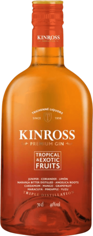 11,95 € | Gin Teichenné Kinross Tropical & Exotic Fruits Gin Espanha 70 cl