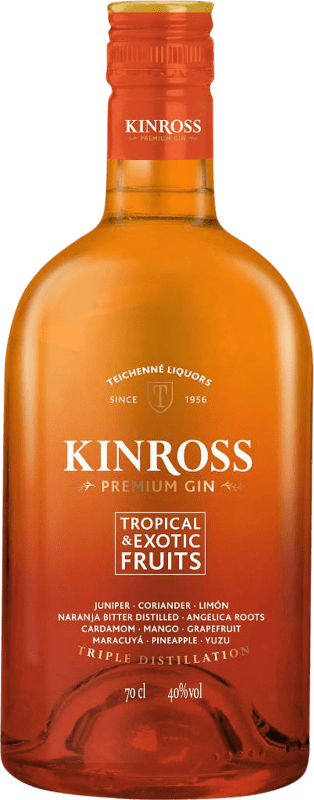 16,95 € Envio grátis | Genever Gin Teichenné Kinross Exotic Fruit — Fruta Exótica, Tropical