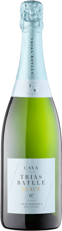 10,95 € | Белое игристое Trias Batlle Blaue Природа Брута Гранд Резерв D.O. Cava Каталония Испания Macabeo, Xarel·lo, Chardonnay, Parellada 75 cl