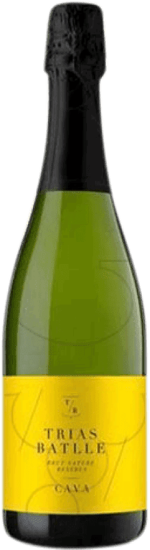 Envio grátis | Espumante branco Trias Batlle Brut Nature Reserva D.O. Cava Catalunha Espanha Macabeo, Xarel·lo, Parellada 75 cl