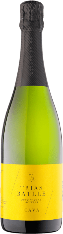 8,95 € | Blanc mousseux Trias Batlle Brut Nature Réserve D.O. Cava Catalogne Espagne Macabeo, Xarel·lo, Parellada 75 cl