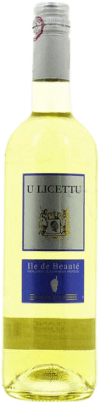 Envio grátis | Vinho branco d'Aghione Samuletto U Licettu Jovem I.G.P. Île de Beauté França Chardonnay, Vermentino 75 cl