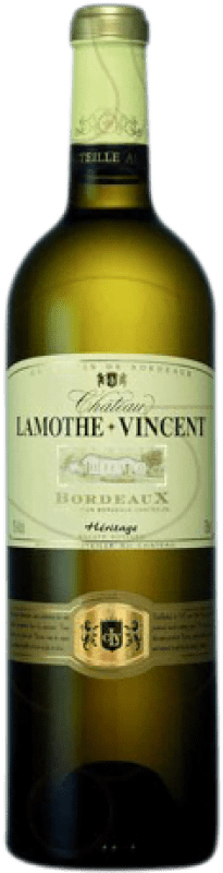 Бесплатная доставка | Белое вино Vignobles Vincent Château Lamothe Vincent Молодой A.O.C. Bordeaux Франция Sauvignon White 75 cl