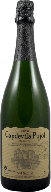 Kostenloser Versand | Weißer Sekt Vins i Caves Blancher Capdevila Pujol Brut Natur Reserve D.O. Cava Katalonien Spanien Macabeo, Xarel·lo, Parellada 75 cl