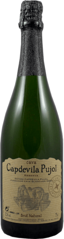 11,95 € Free Shipping | White Sparkling Wine Vins i Caves Blancher Capdevila Pujol Brut Nature Reserve — Aged D.O. Cava