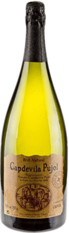 Envoi gratuit | Blanc mousseux Vins i Caves Blancher Capdevila Pujol Brut Nature Réserve D.O. Cava Catalogne Espagne Macabeo, Xarel·lo, Parellada Bouteille Magnum 1,5 L