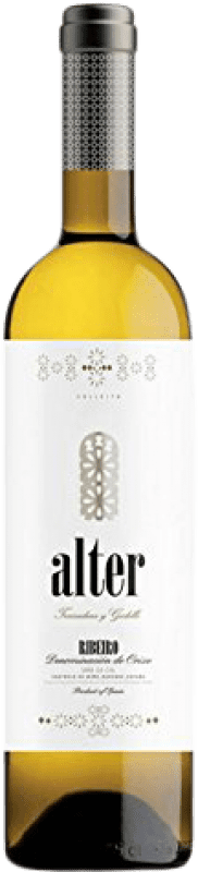 Envío gratis | Vino blanco Viña da Cal Alter Joven D.O. Ribeiro Galicia España Godello, Treixadura 75 cl