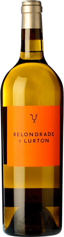 Бесплатная доставка | Белое вино Belondrade Lurton Crianza — Крианса D.O. Rueda Кастилия-Леон Испания Verdejo — Вердехо Бутылка Магнум 1,5 L