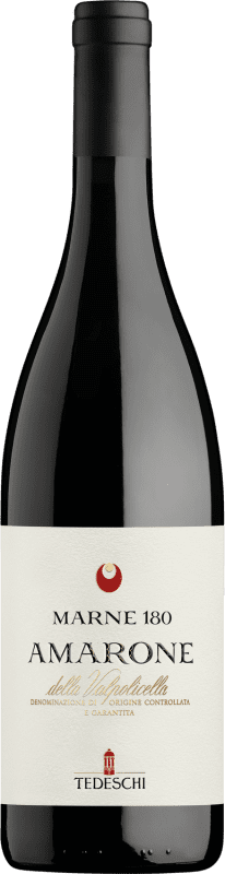 39,95 € | Красное вино Tedeschi Marne 180 D.O.C.G. Amarone della Valpolicella Венето Италия Corvina, Rondinella, Corvinone, Oseleta, Negrara 75 cl