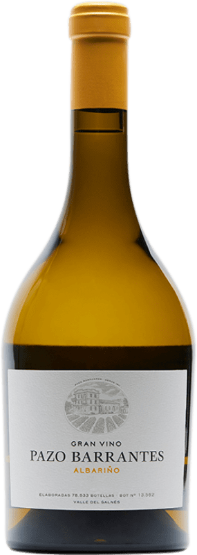 96,95 € | 白酒 Pazo de Barrantes Gran Vino D.O. Rías Baixas 加利西亚 西班牙 Albariño 瓶子 Magnum 1,5 L