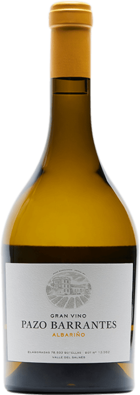 免费送货 | 白酒 Pazo de Barrantes Gran Vino D.O. Rías Baixas 加利西亚 西班牙 Albariño 瓶子 Magnum 1,5 L