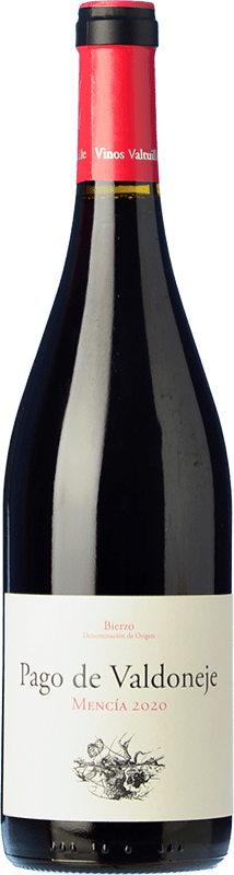 红酒 Valtuille Pago de Valdoneje 年轻的 D.O. Bierzo 西班牙 Mencía 瓶子 75 cl