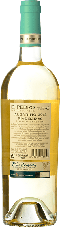 11,95 € | White wine Adegas Galegas Don Pedro de Soutomaior D.O. Rías Baixas Spain Albariño Bottle 75 cl