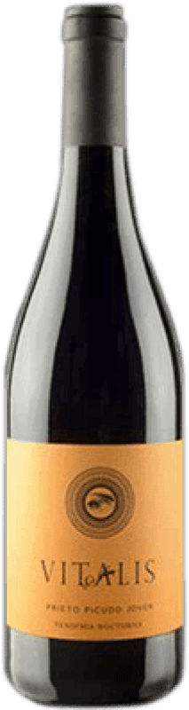 Vino rosso Vitalis Vendimia nocturna Joven D.O. Tierra de León Spagna Prieto Picudo Bottiglia 75 cl