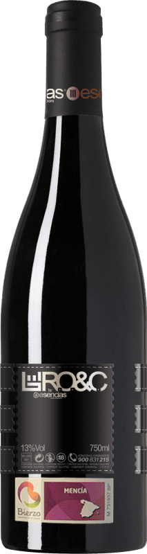 14,95 € | Red wine Esencias RO&C del Bierzo Young D.O. Bierzo Castilla y León Spain Mencía Bottle 75 cl