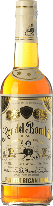 Envoi gratuit | Rhum Edmundo B. Fernández Barrilito Tres Estrellas Porto Rico 70 cl