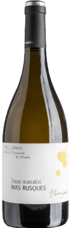 13,95 € | White wine Viníric Finques Incansables Mas Rusques Blanc Joven D.O. Empordà Catalonia Spain Malvasía, Grenache White, Macabeo, Parellada Bottle 75 cl