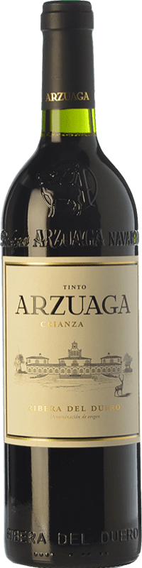 57,95 € | Red wine Arzuaga Aged D.O. Ribera del Duero Castilla y León Spain Tempranillo, Merlot, Cabernet Sauvignon Magnum Bottle 1,5 L