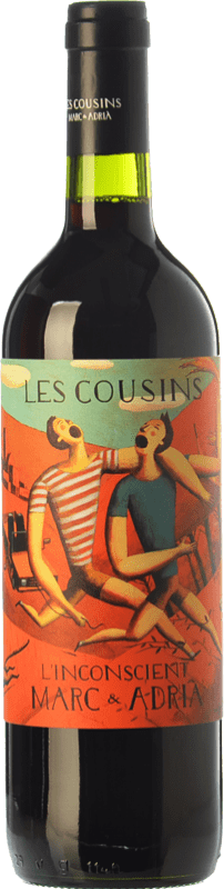 10,95 € Free Shipping | Red wine Les Cousins L'Inconscient Aged D.O.Ca. Priorat Special Bottle 5 L