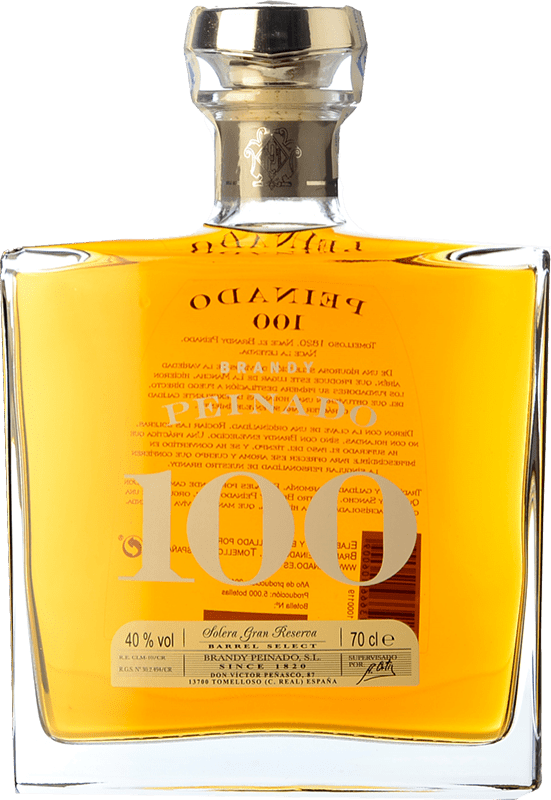 184,95 € | Brandy Conhaque Peinado Reserva Espanha 100 Anos 70 cl