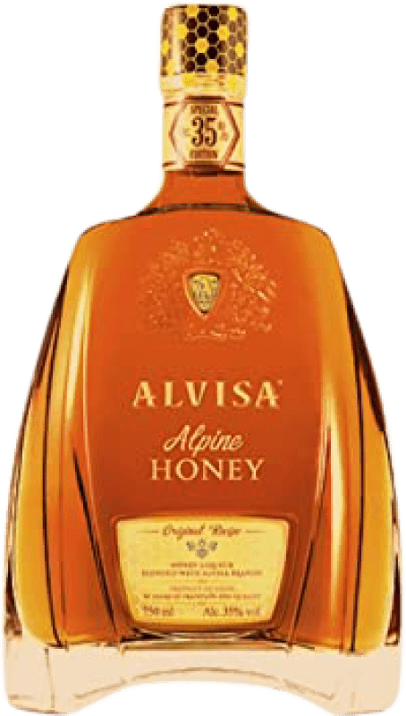 Envoi gratuit | Brandy Alvisa Alpine Honey Espagne Bouteille Medium 50 cl