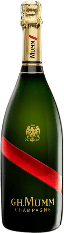 46,95 € | Espumante branco G.H. Mumm Cordon Rouge Brut Grande Reserva A.O.C. Champagne Champagne França Pinot Preto, Chardonnay, Pinot Meunier 75 cl